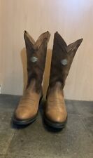 Harley Davidson Unisex Galen Biker Western Boots Rare HTF.