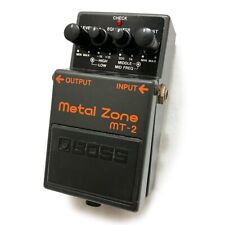 Boss MT-2 Metal Zone Guitar Effect Pedal Distortion Metal Thrash Good Condition