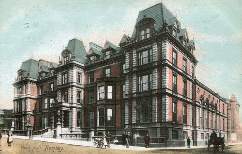 Town hall hanley posted - hall,, hanley.
