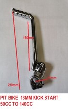13mm pit dirt - pit, chrome