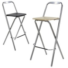 Folding Wooden Bar Stool Chair