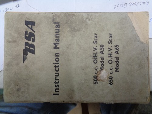 Used bsa 500cc ohv - , star