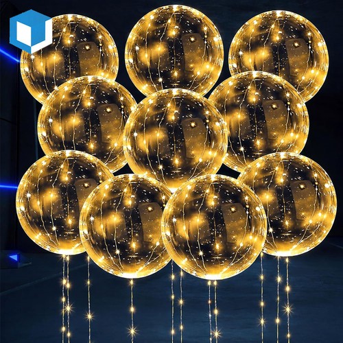 50pcs led balloons clear - led,