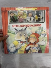 Little Red Riding Hood Finger Puppet Theatre Book Ted Smart Complet Vintage 2000