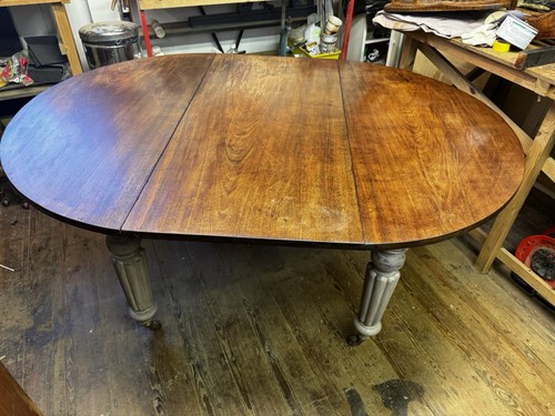 Antique dining table with - table,