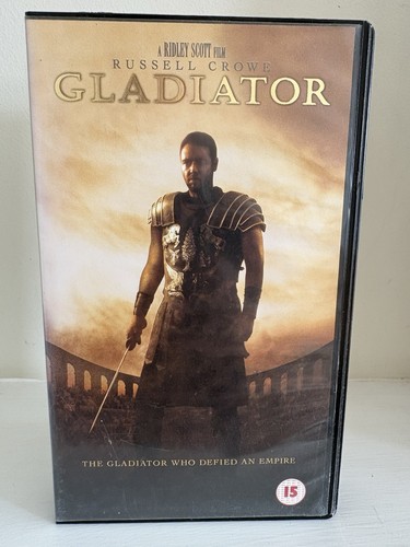 Gladiator vhs video tape - gladiator,