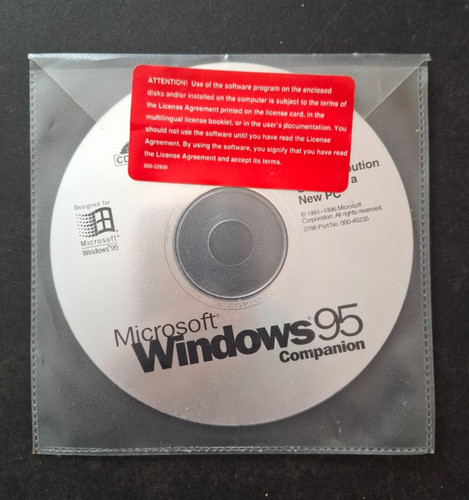 Vintage microsoft windows - microsoft, 95