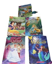 Disney The Little Mermaid, Bambi, The Fairy Without Wings, Cinderella III, Snow