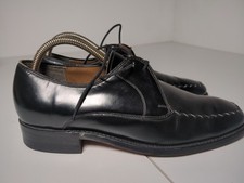 barker of earls barton shoes UK Size 7.5 Black Leather Made In England