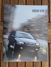 Volvo V70 car sales brochure 2002  2.4 T AWD D5 T5 2.4 Bi-Fuel LPG & CNG