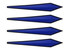 4x BLUE Door Boot Guard