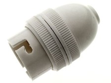 Bulb Holder B22 Ivory Bakelite
