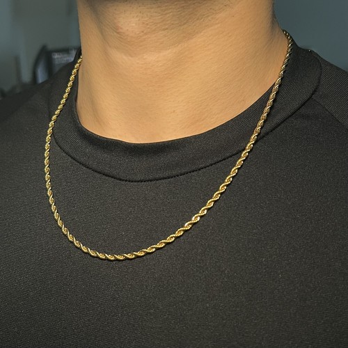 Gold thin rope - thin, chain