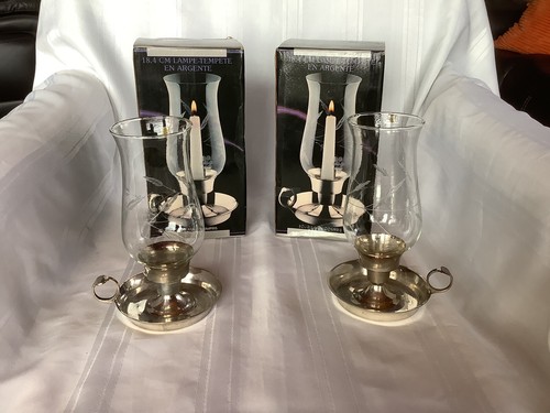 Vintage pair hurricane - pair, of