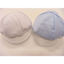 Baby Boys Cap / Hat Spanish Style summer blue / white 100% cotton NB-6 Month