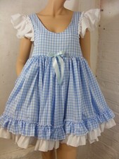 sissy ADULT baby  blue gingham