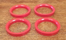 Spigot Rings spacers x4   54.1 - 66.1mm Toyota Suzuki Mazda  New/Soiled  Plastic