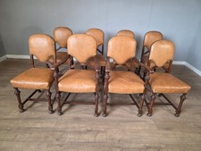 Set antique oak and - of,