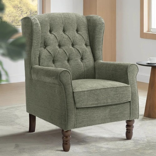 Green small wingback - green,