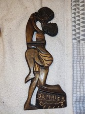 Jamaican Tribal Wooden Carving