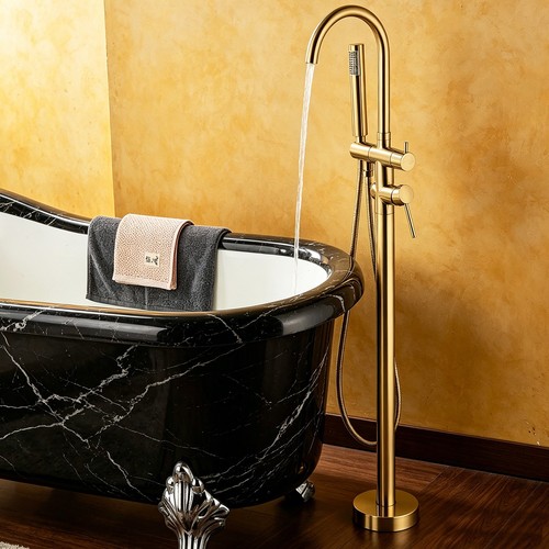 Brushed gold freestanding - brushed,