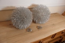 2 x Urchin Style Metal Design Light - Lamp Shades