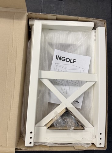 Ikea ingolf white wooden - ikea,
