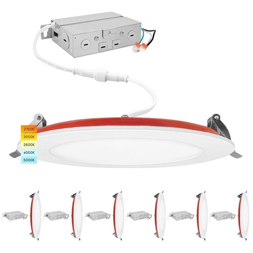 Luxrite pack inch led fire - 6-pack,