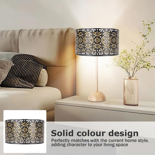 Metal hollow lamp shade - lamp,