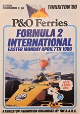 P&O Ferries Formula 2 International 1980 Programme Thruxton B.A.R.C.