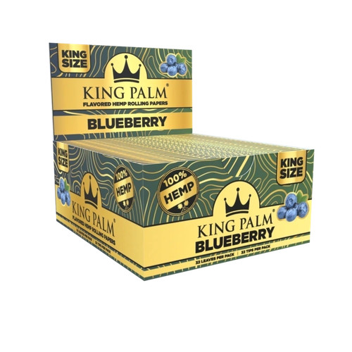 King palm hemp rolling papers - king,