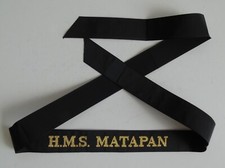 Royal Navy Cap Tally - HMS