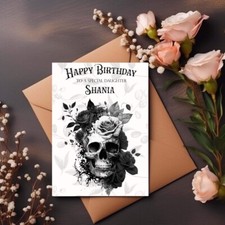 Personalised gothic birthday - gothic,