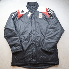 Liverpool Jacket Large Adidas Padded Training Long Bench Coat 2007 2008 Soccer