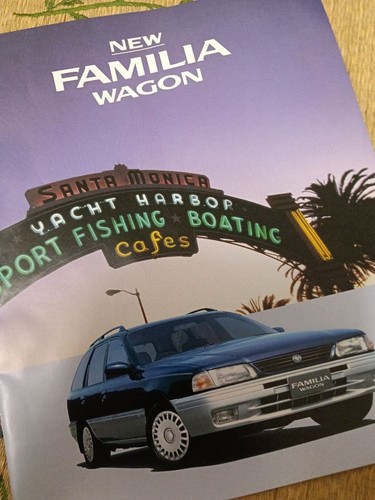 Mazda familia wagon catalog - mazda,