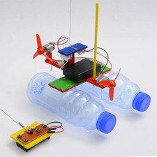 Wooden RC Boat Kids Toys