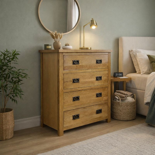 Oak drawer chest - drawer,
