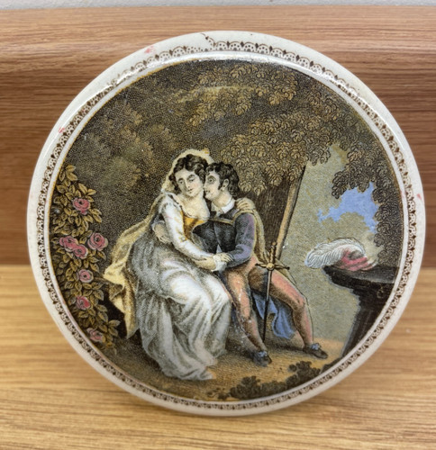 Small prattware pot - prattware, the