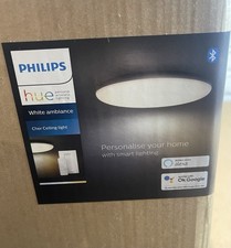 Philips Hue Cher White Ambiance Smart Led Recessed Ceiling Light Black + Dimmer