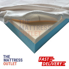 Blue Hard Firm Foam Mattress