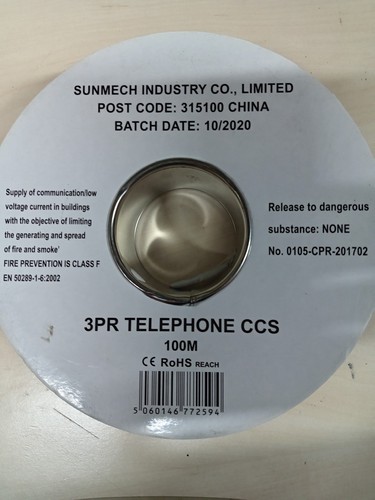 Core pair telephone cable - core, 3