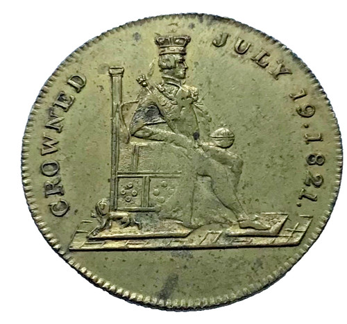 Scarce 24mm george 1821 - scarce,