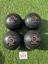 13/Oct/25 . REDUCED , 4 x Cotswold Goldline Lawn Bowls Size 00 Heavy BB 05