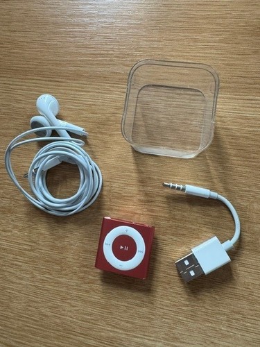 Red portable ipod - red, shuffle