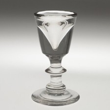 Victorian dram glass with - dram,
