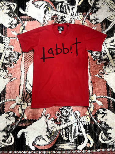 Kidrobot red shirt labbit - t, 'labbit'