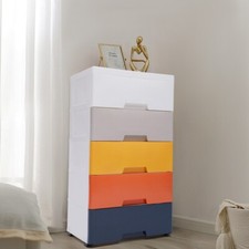 5-Tier Plastic 5 Drawers