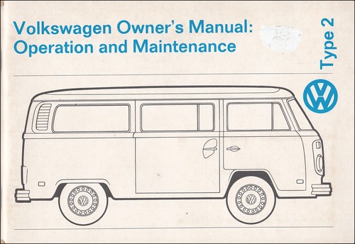 1974 bus owners manual - vw,