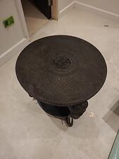 Burmese Table carved Padouk Elephant table c1900