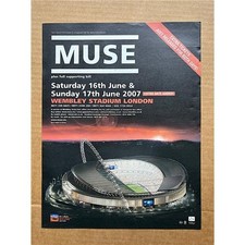 MUSE WEMBLEY JUNE 2007 POSTER SIZED original music press advert from 2007 - thes